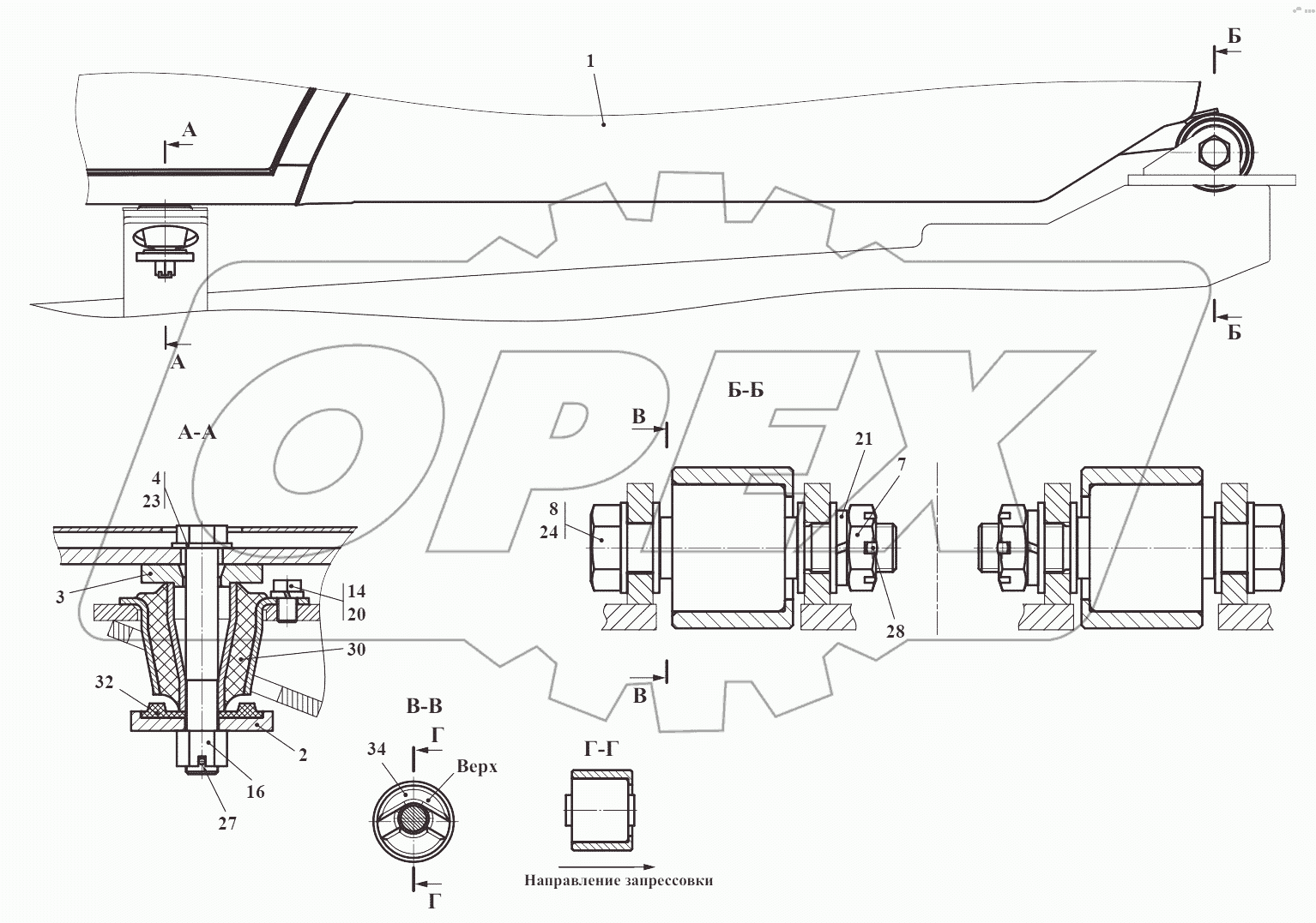 Установка кабины 732.50.00.005Т