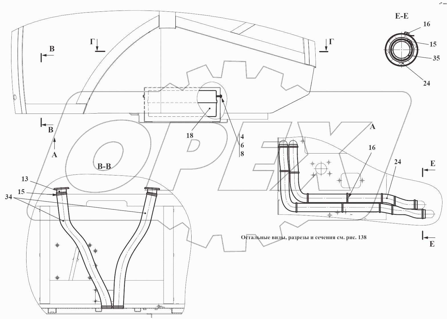 Установка отопителя 732.81.04.000