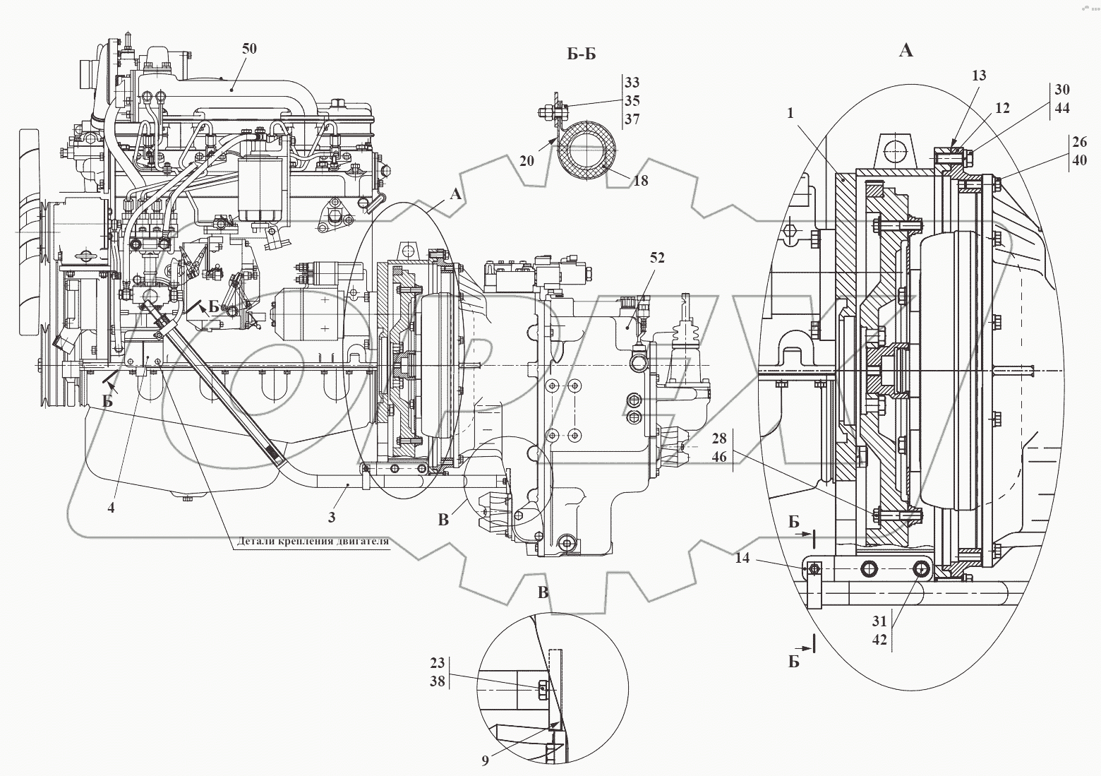 Блок силовой 732.10.02.000Т