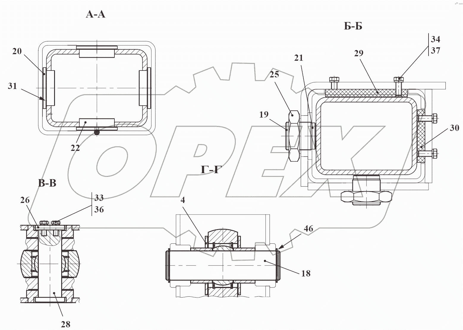 Установка аутригеров 732.28.51.000