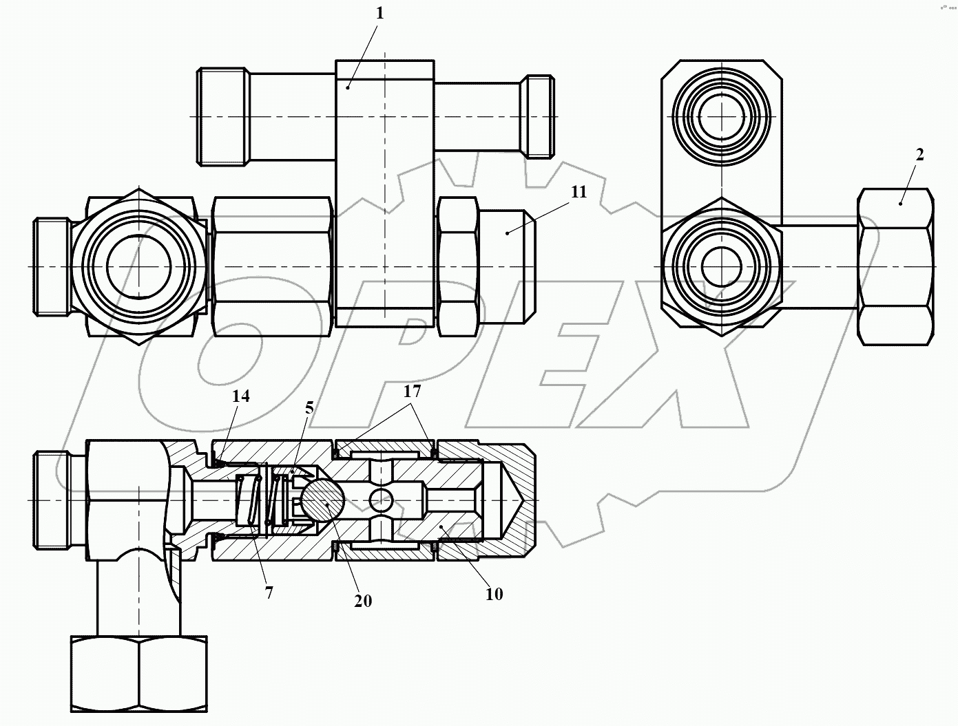 Коллектор 732.35.05.120
