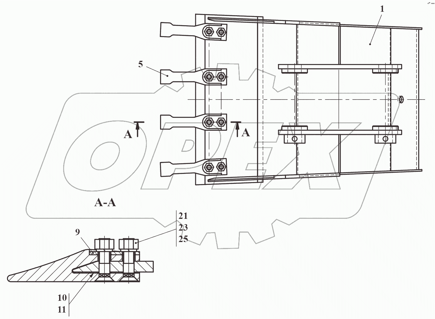 Ковш 732.43.11.000