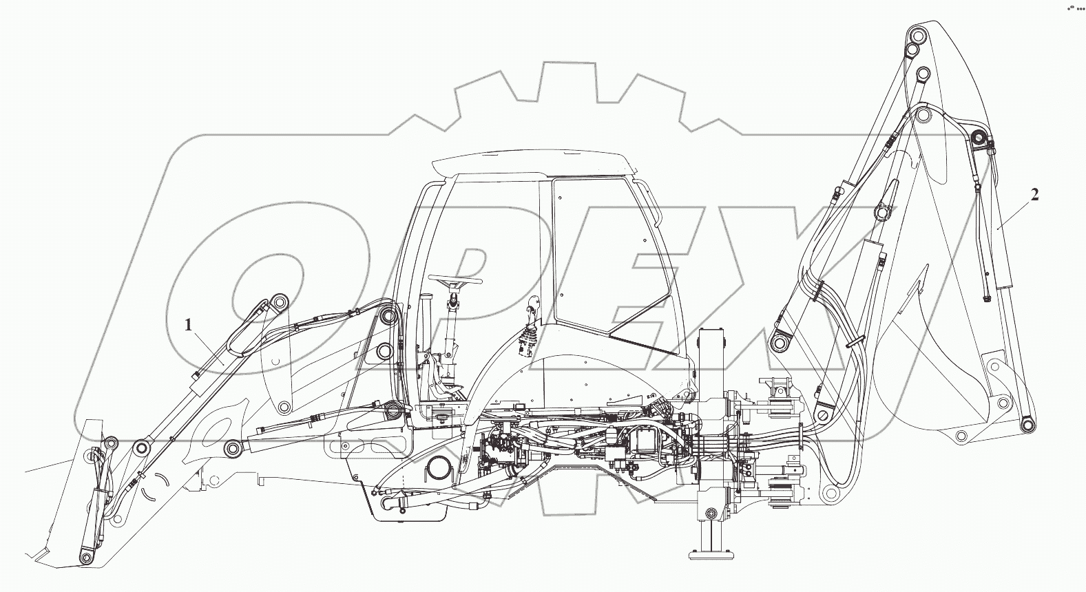 Гидросистема рабочего оборудования