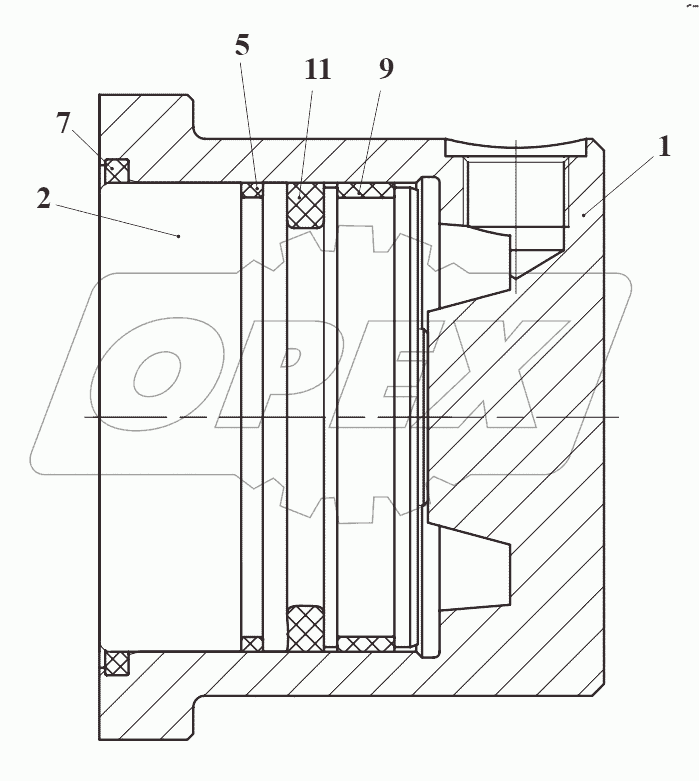 Гидроцилиндр 732.46.18.010