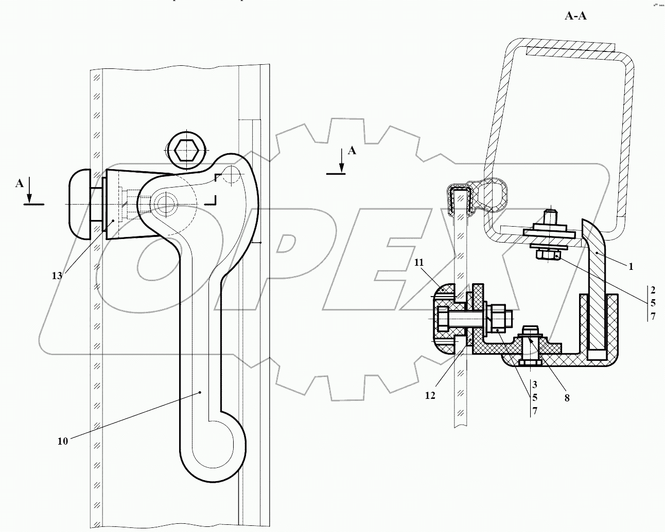 Фиксатор 320.82.01.040
