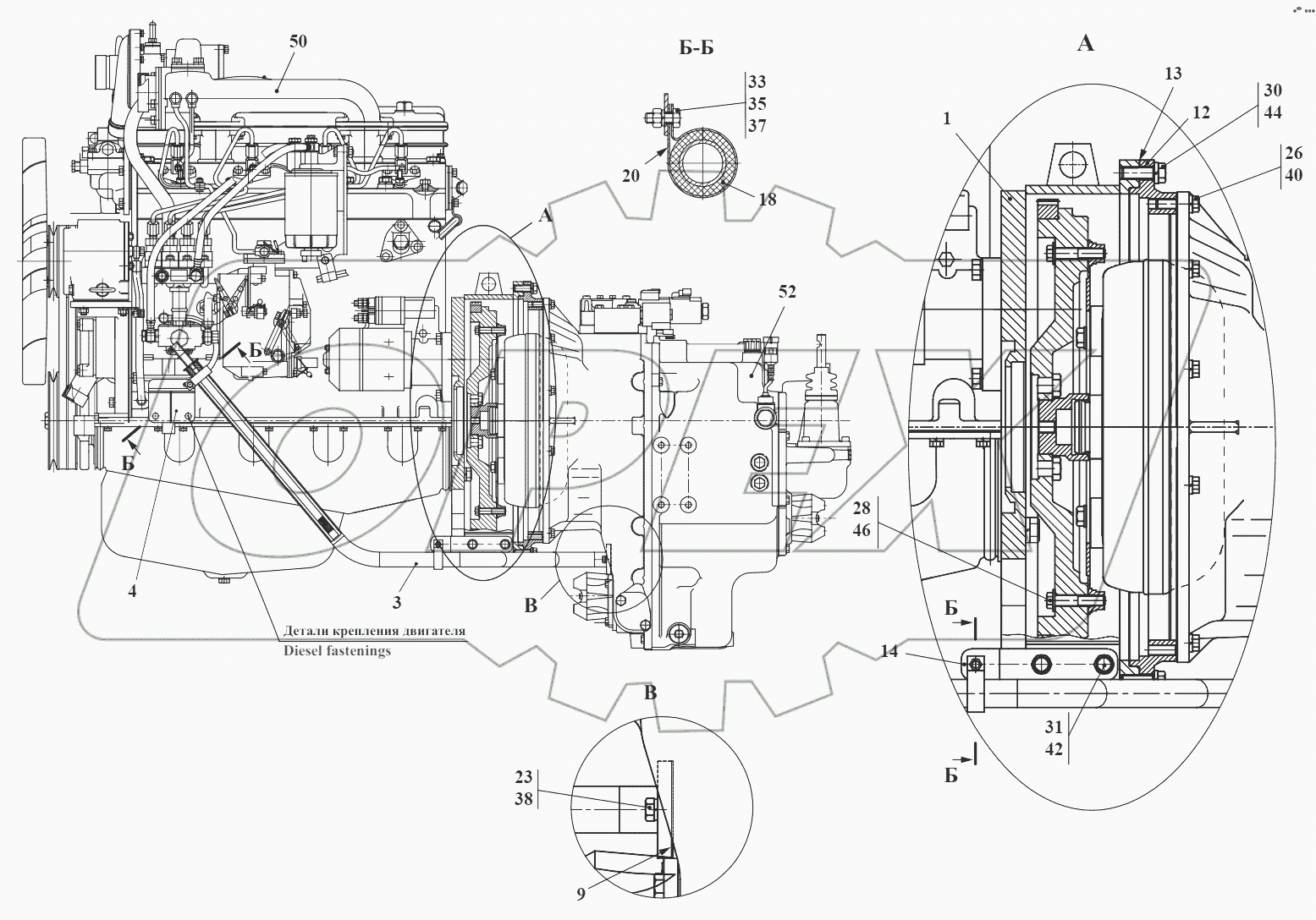 Блок силовой 732.10.02.000Т