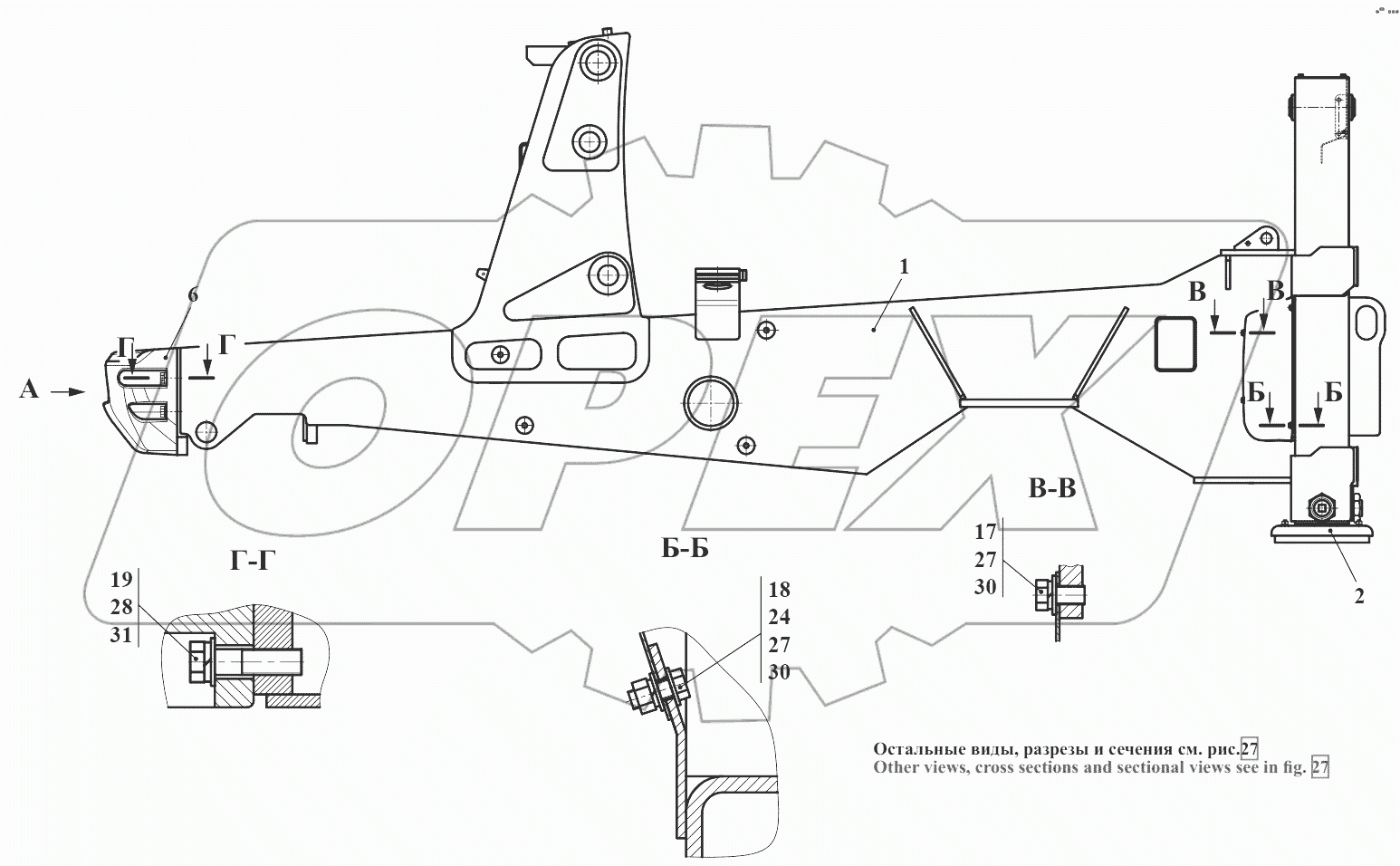 Рама 732.28.00.000Т