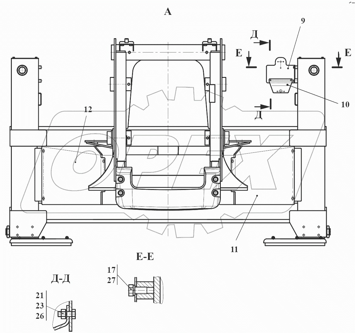 Рама 732.28.00.000Т