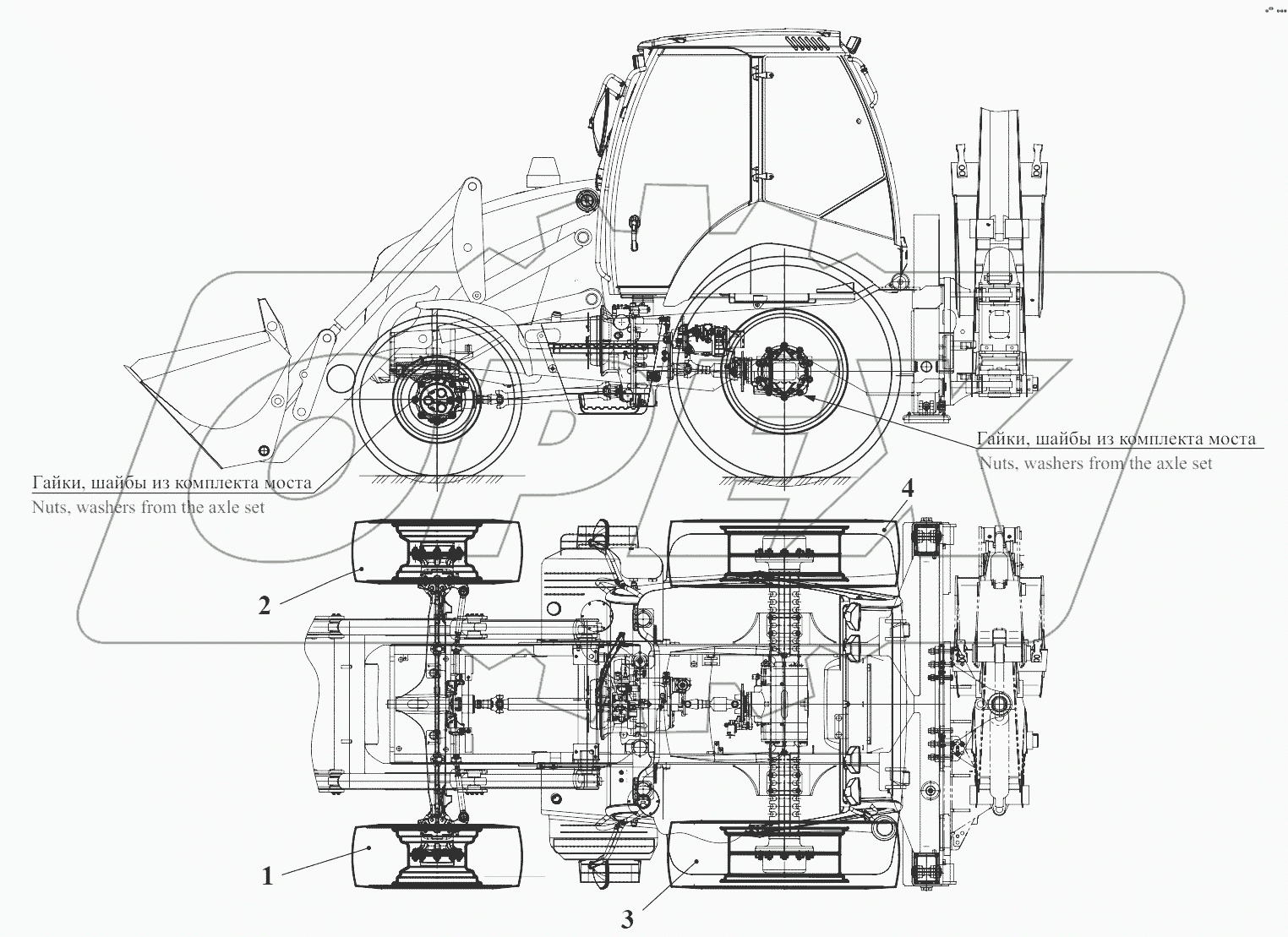Установка колес 732.31.00.000
