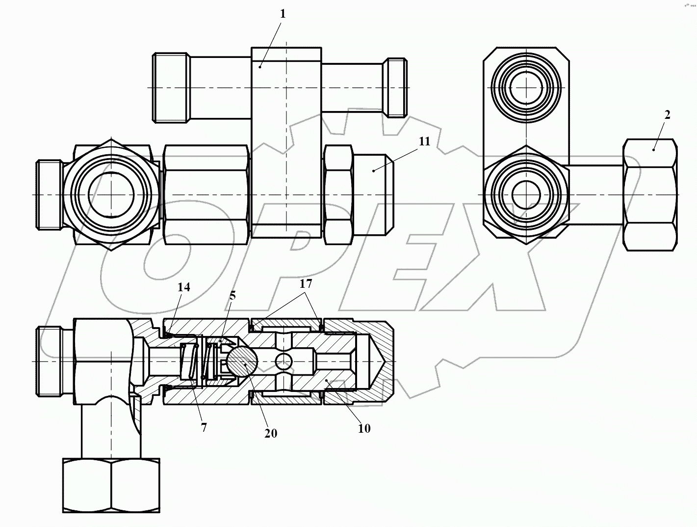 Коллектор 732.35.05.120