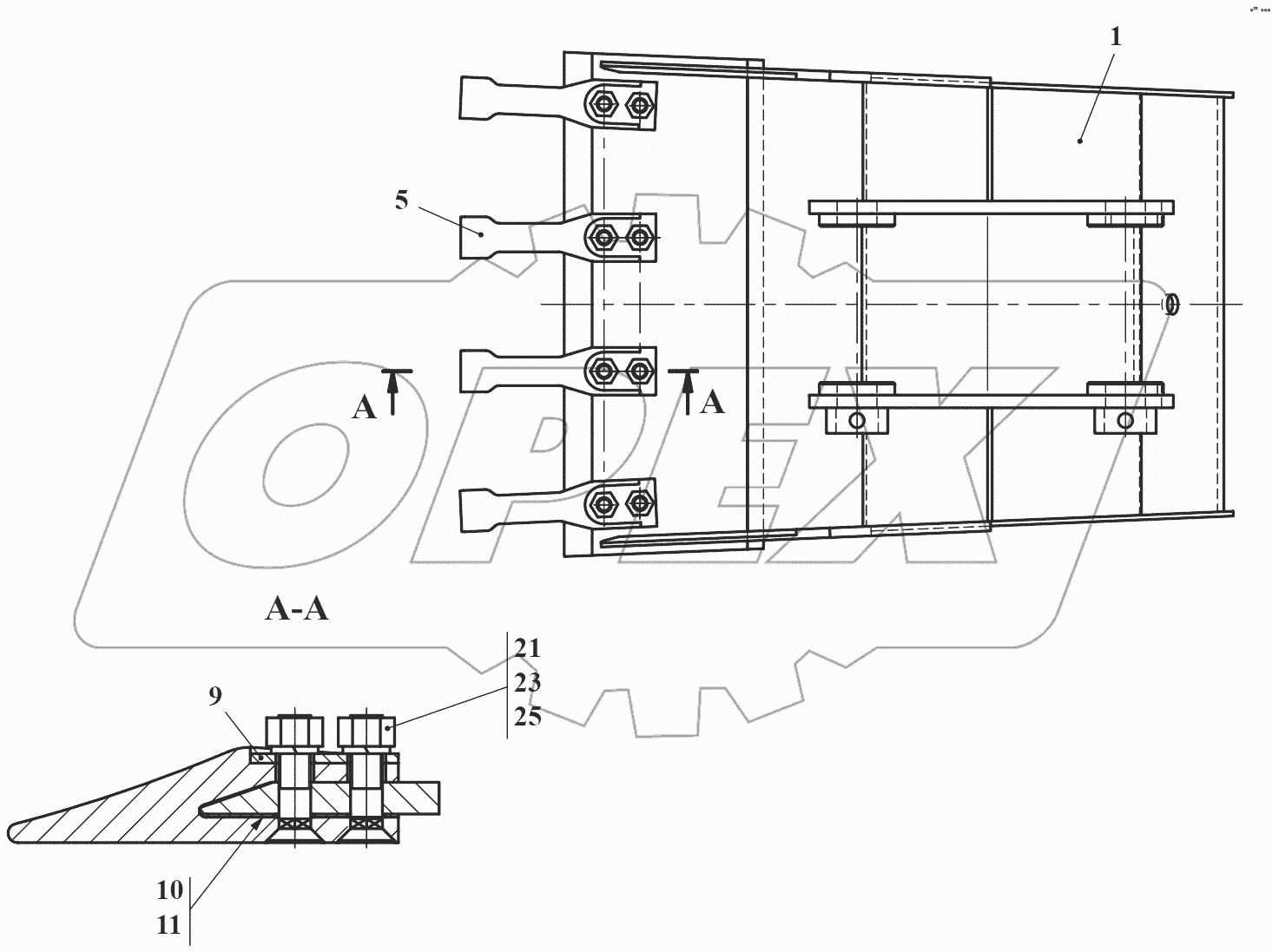 Ковш 732.43.11.000