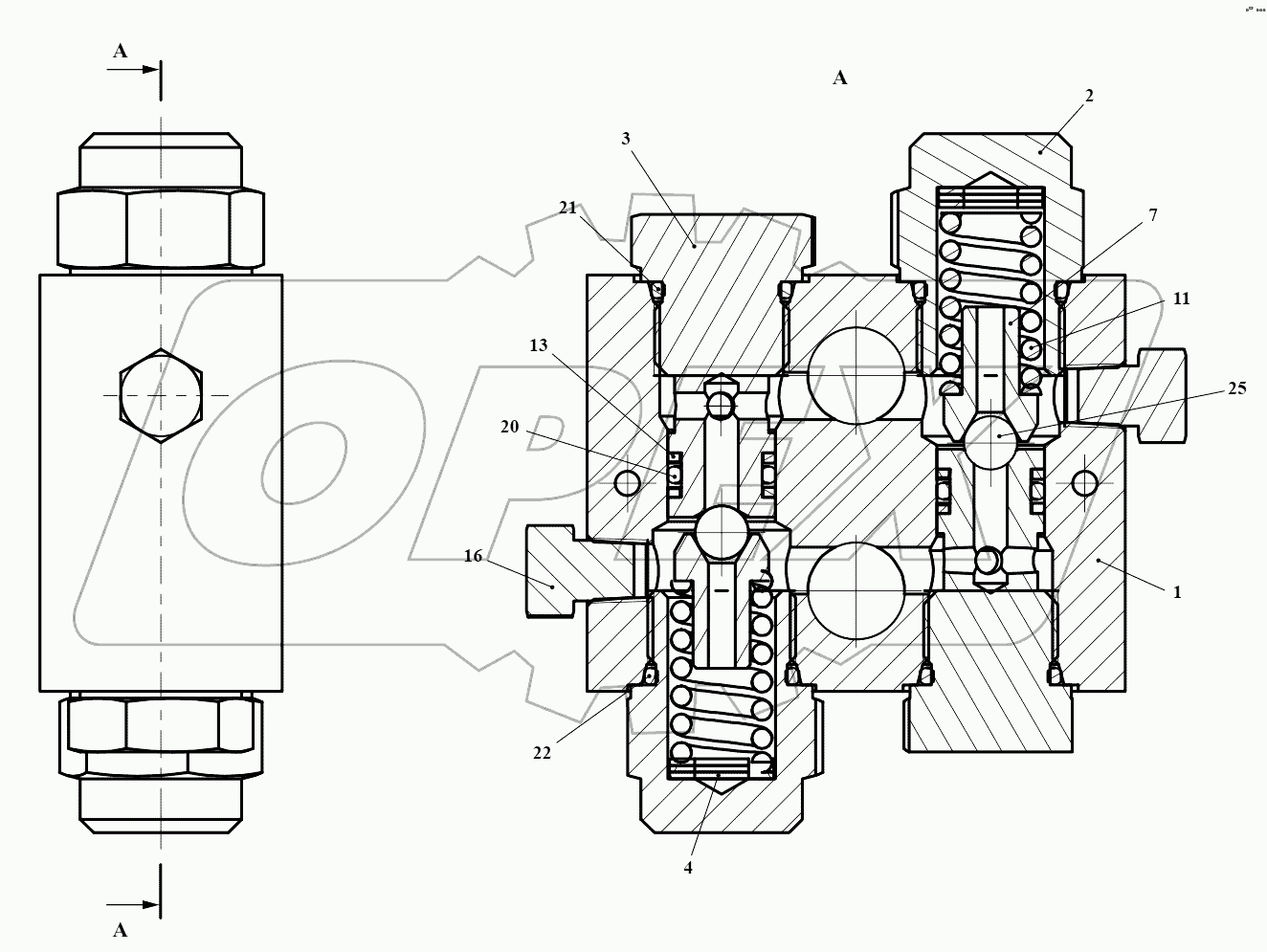 Блок клапанов 732.46.10.210