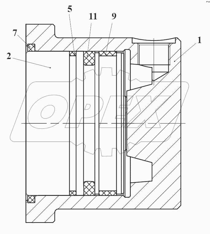 Гидроцилиндр 732.46.18.010