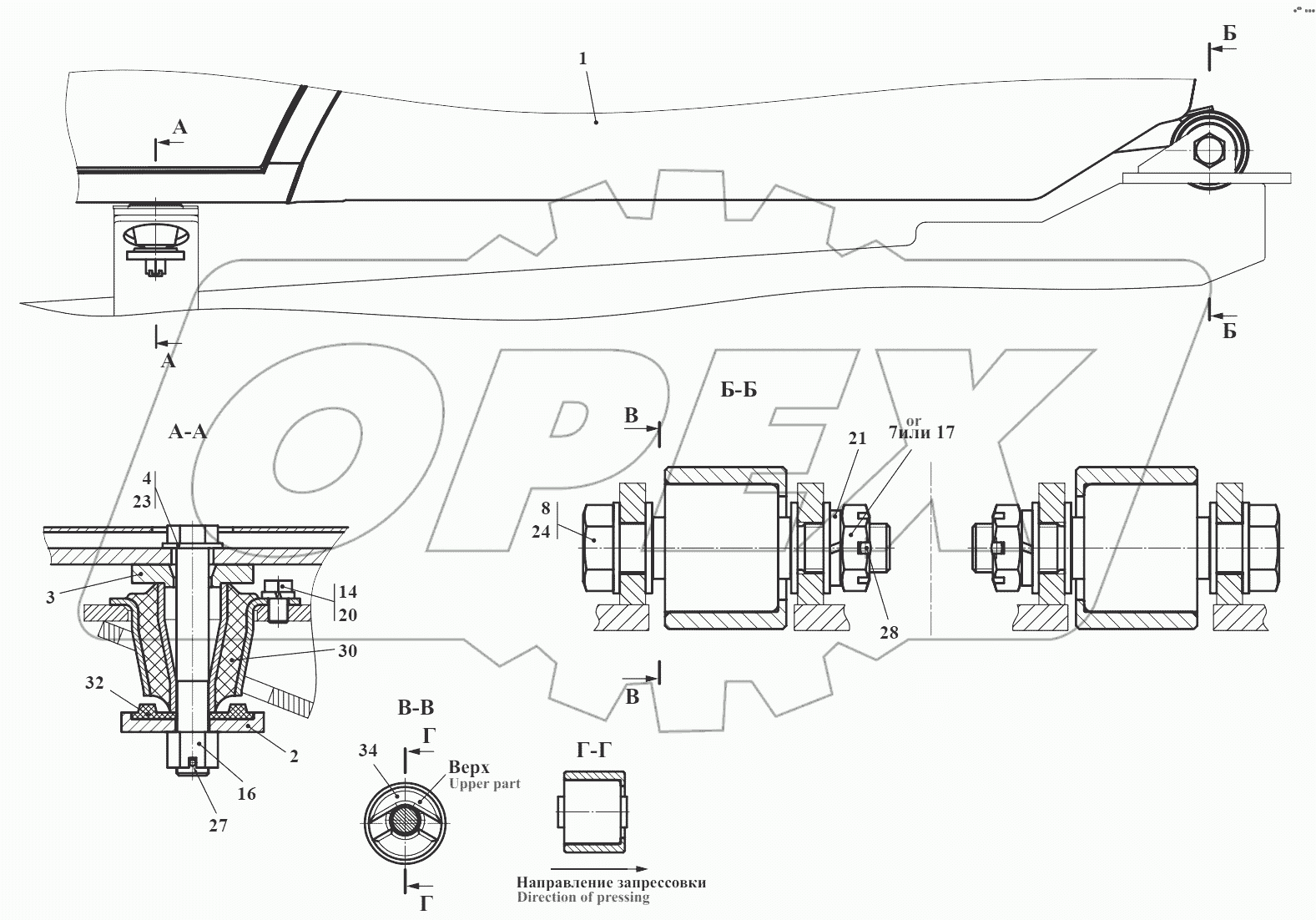 Установка кабины 732.50.00.005Т