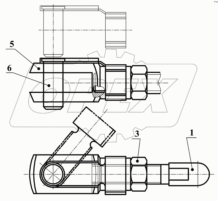  Тяга 2661.10.08.000