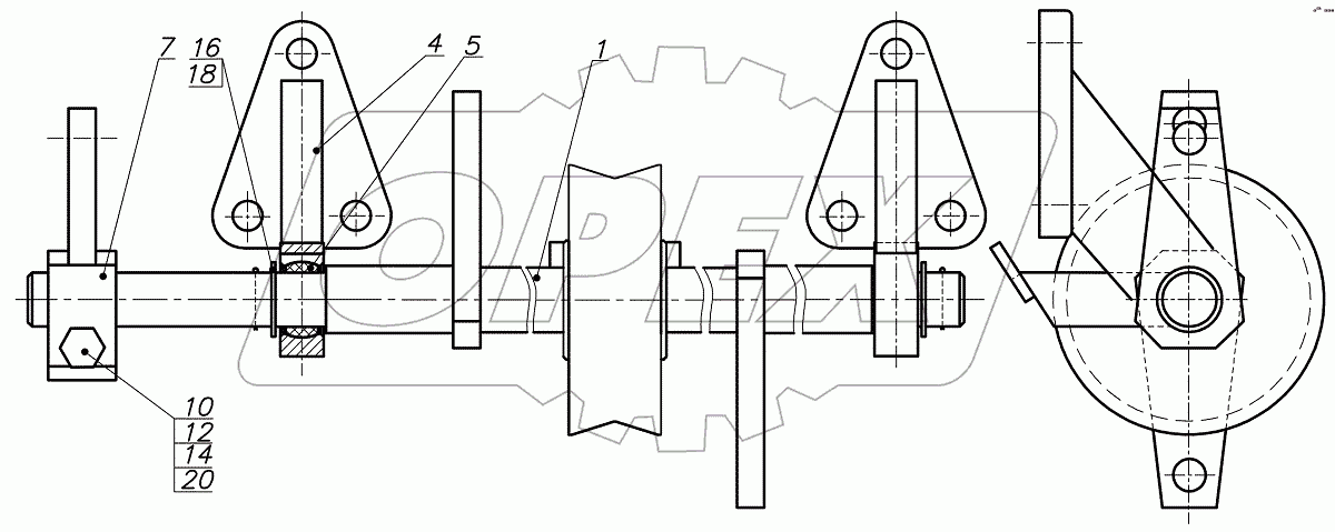  Вал 2541.50.03.170