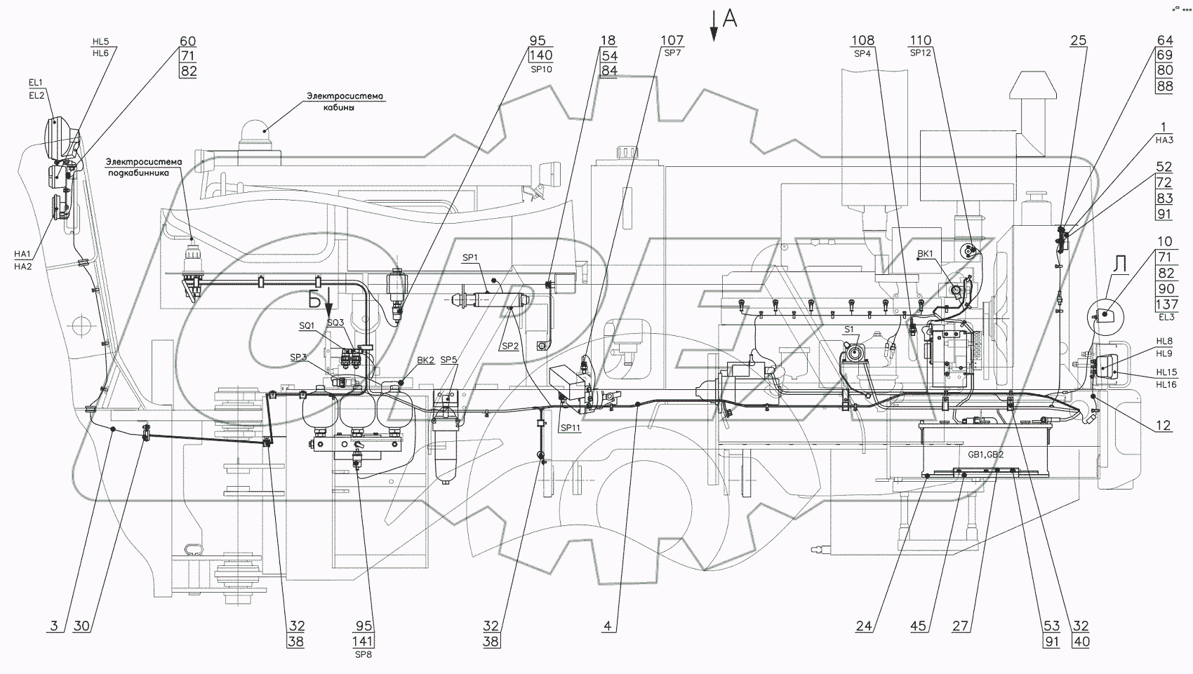  Электросистема 342С4.37.00.000