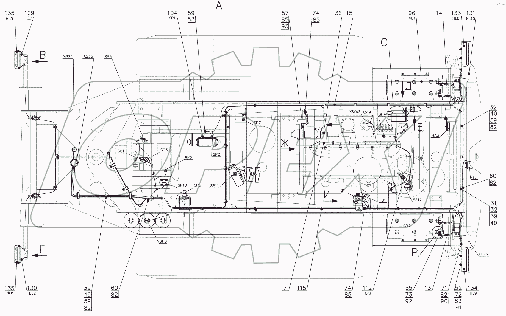  Электросистема 342С4.37.00.000