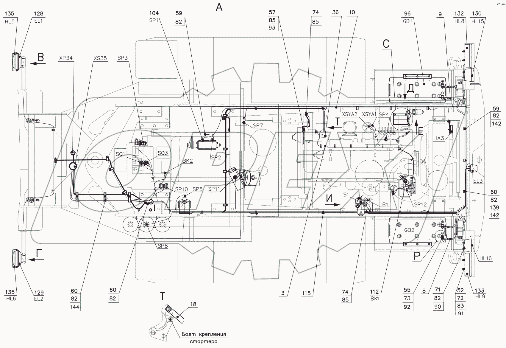  Электросистема 342В.11.00.000Т