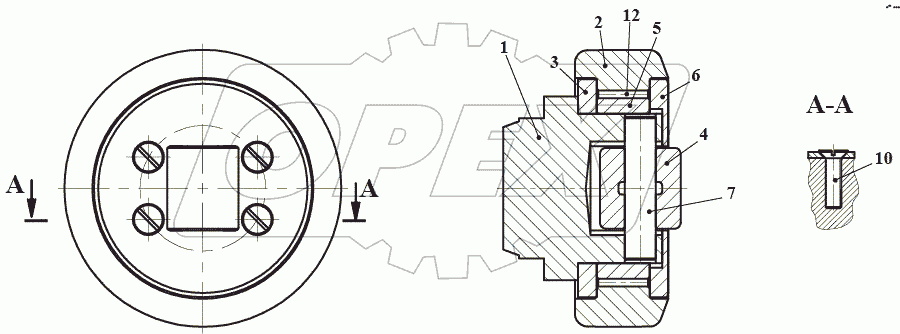  Ролик. Е25.60.01.190