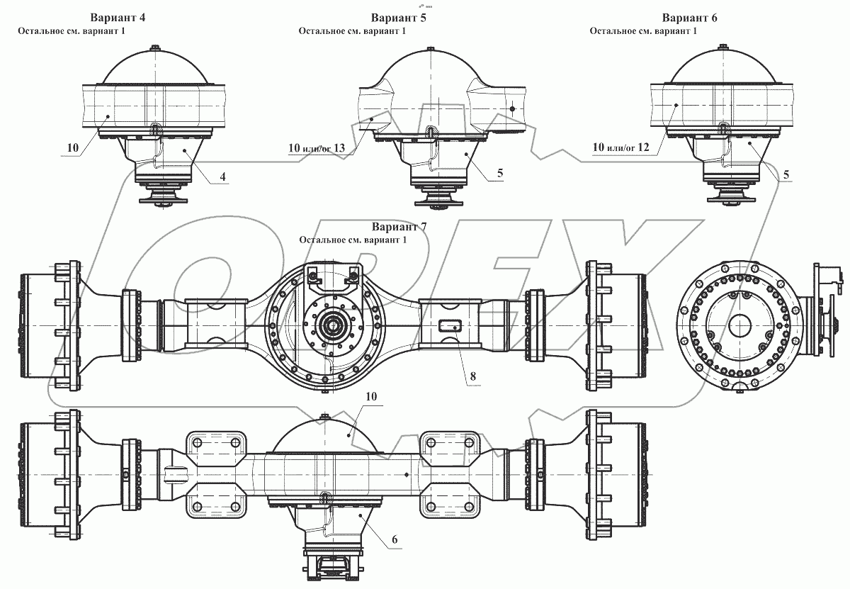  342.05.01.000 Мост ведущий