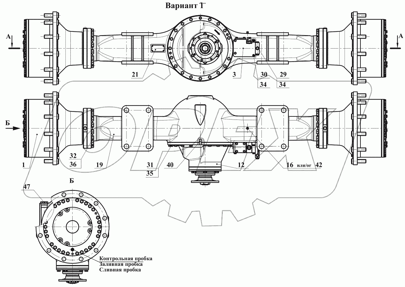  2552.23.00.000 Мост ведущий