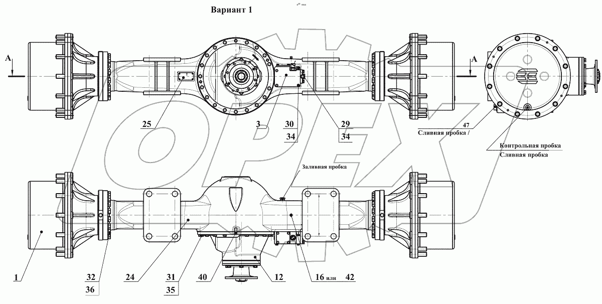  2641.23.00.000 Мост ведущий