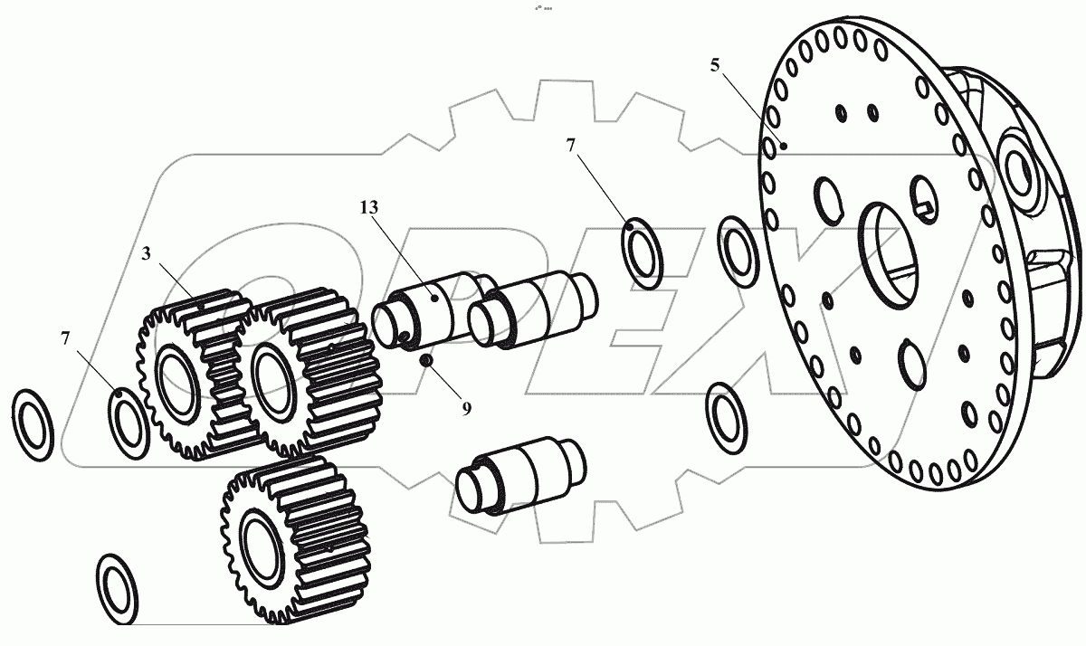  У2210.20Н-2-05.200 Водило