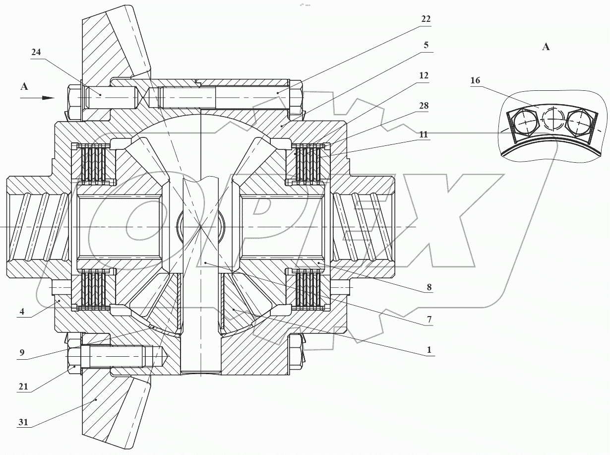  Дифференциал 15н.23.03.000