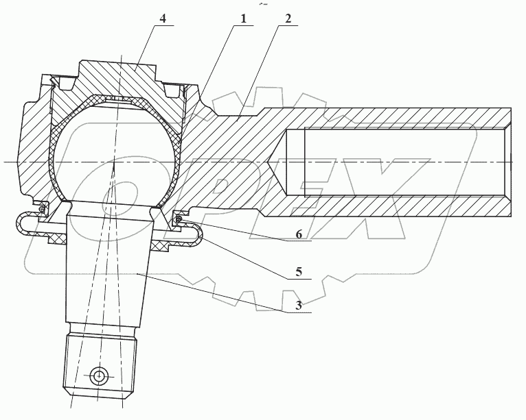  Шарнир тяги 15У.34.05.360