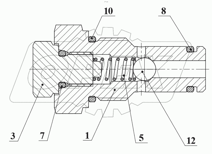  Клапан обратный УГА2.06.01.000