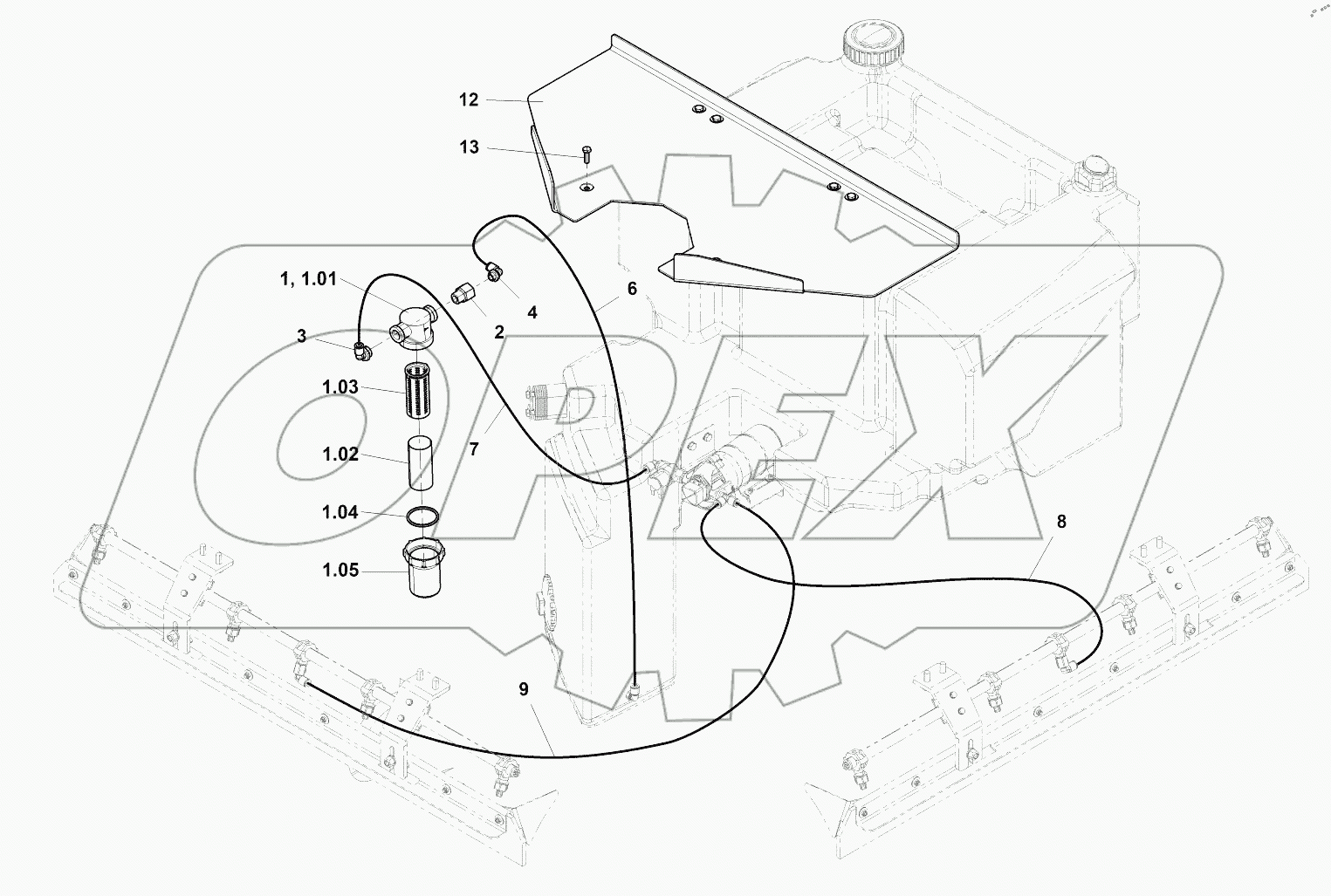  Pressurized Sprinkling System