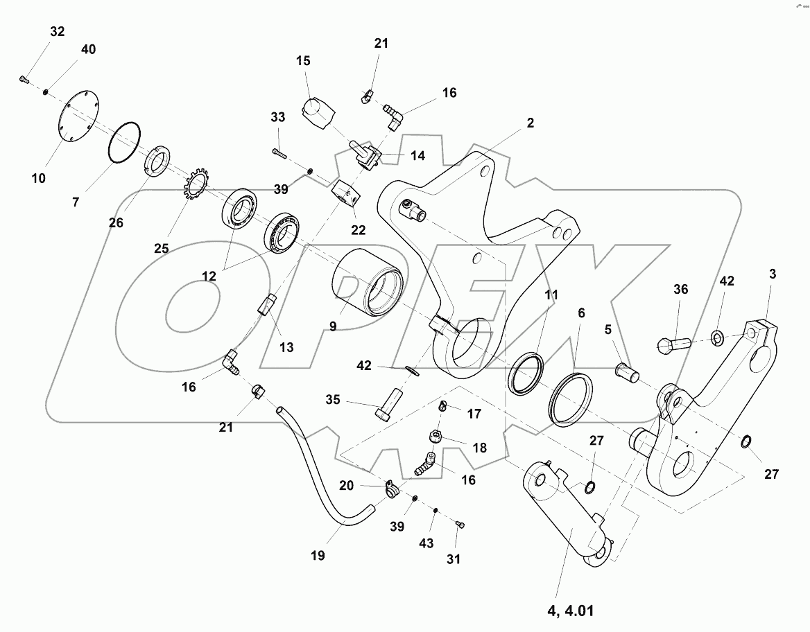  Edge cutter left mechanics