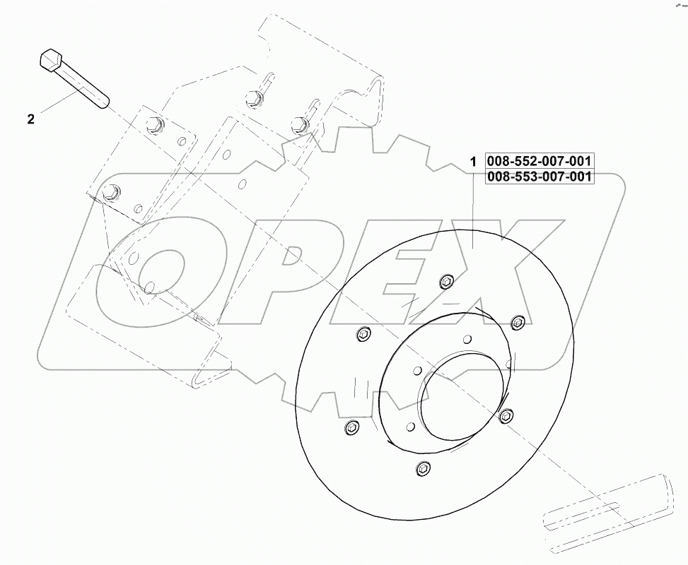  Edge pressing roller 45°