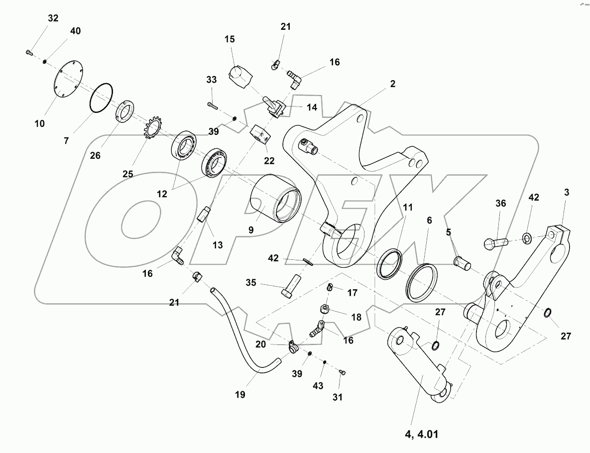  Edge cutter left mechanics