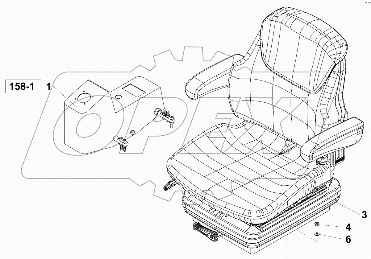  158 СИДЕНЬЕ;SEAT