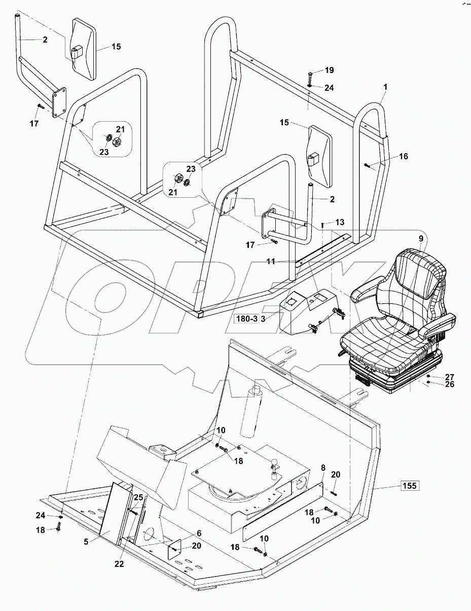  180 ОГРАЖДЕНИЕ;RAILING