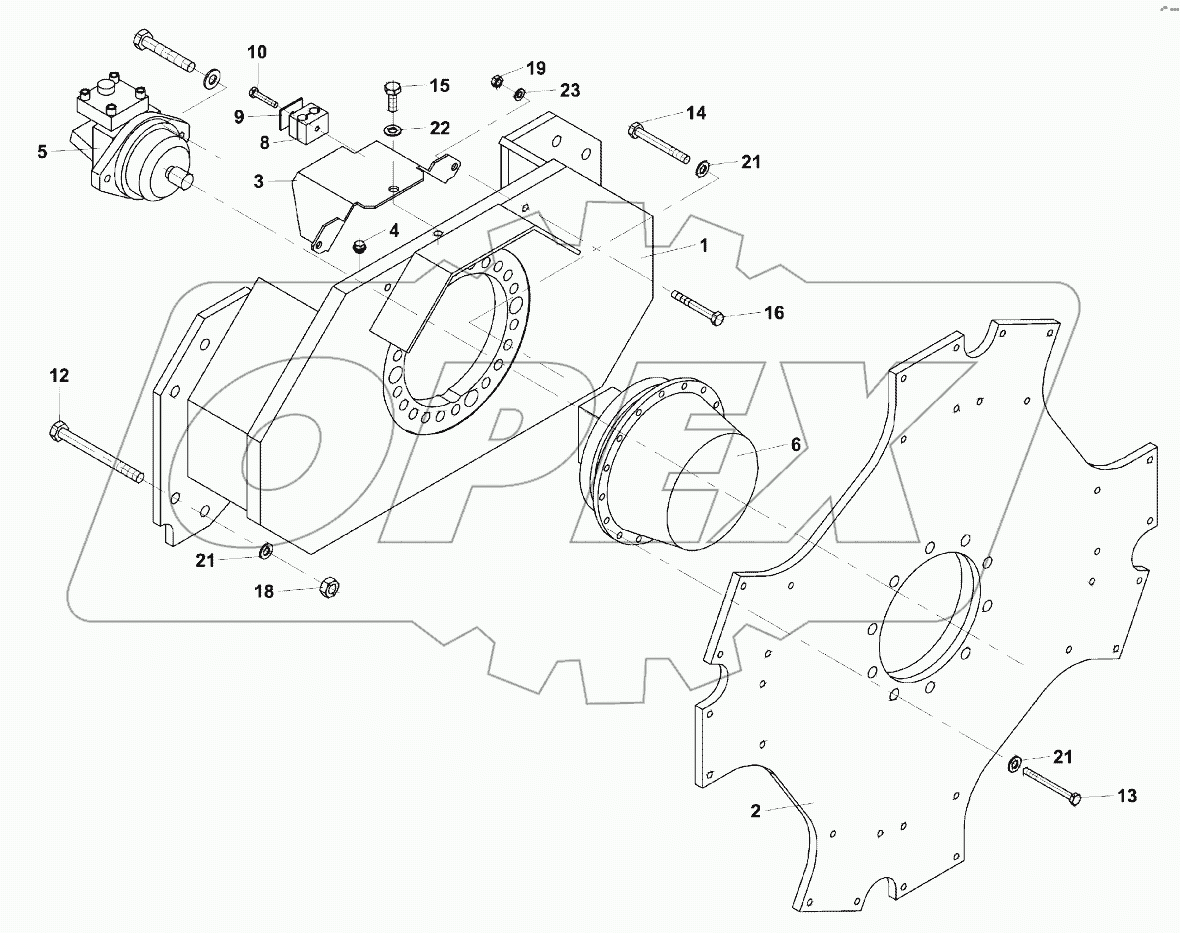  33 ПРИВОД ВАЛЬЦА;FRONT DRUM DRIVE