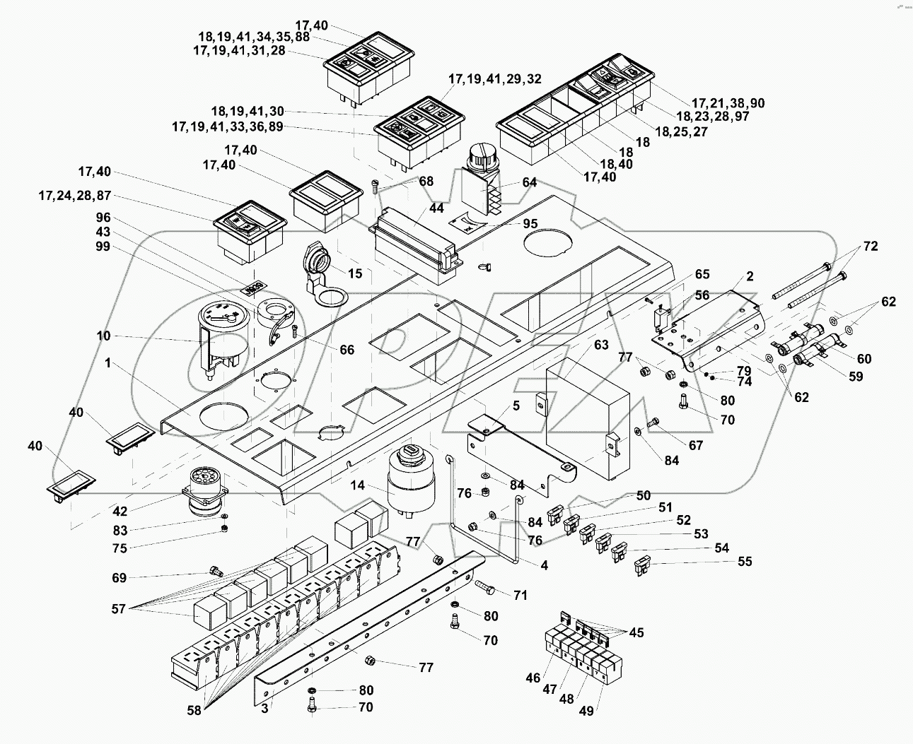  408-1 ПАНЕЛЬ ПРИБОРОВ;DASHBOARD