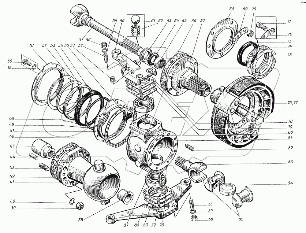10.0104.000 Мост передний