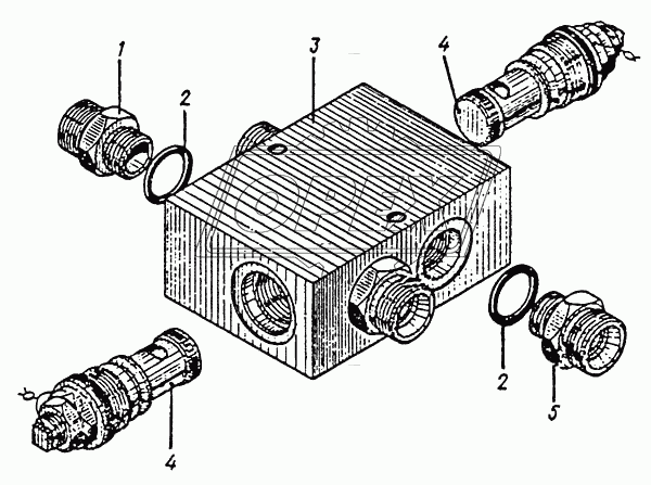 Блок клапанный 35.3700.000