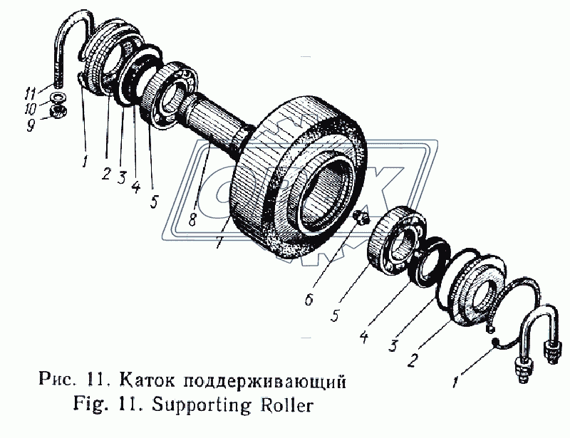 Каток поддерживающий