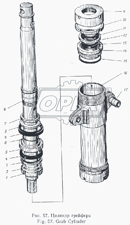 Цилиндр грейфера