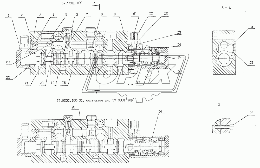 57.9001.100,57.9001.100-01 Гидрораспределитель