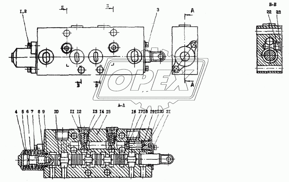 Гидрораспределитель 3