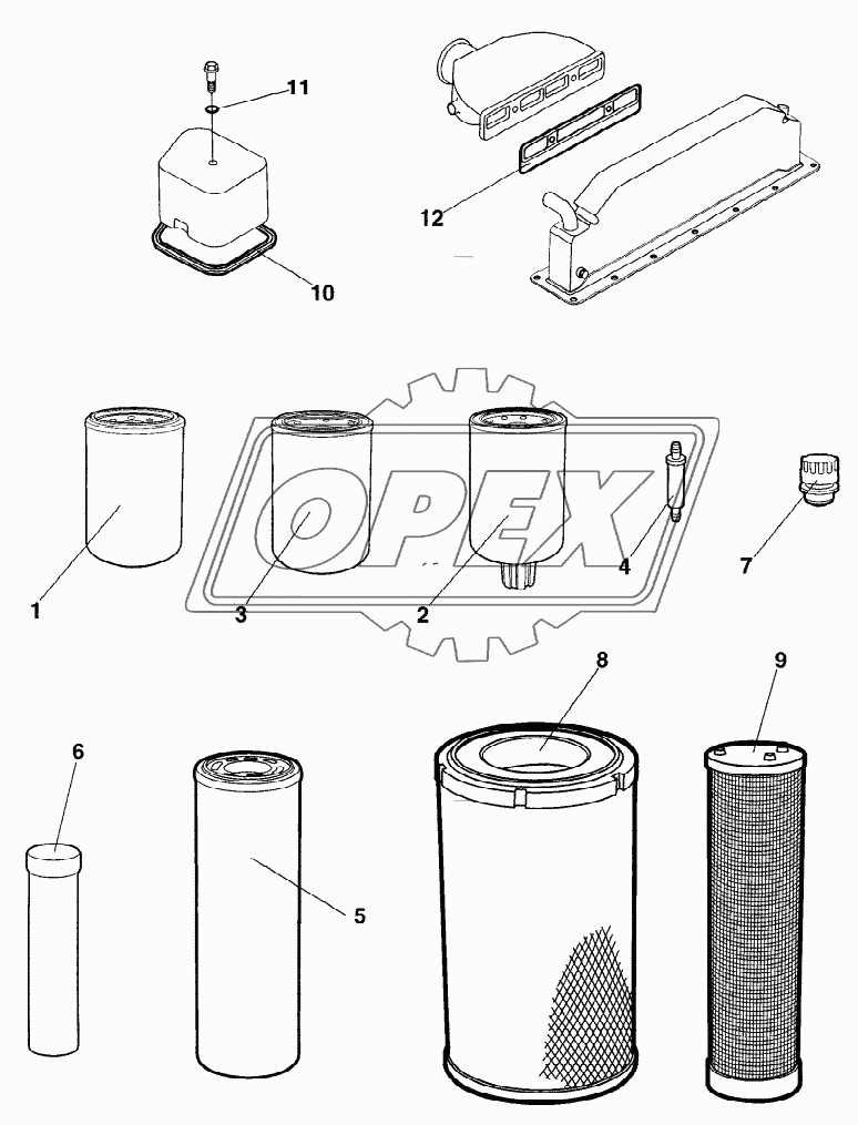 938466 Service kit 50h