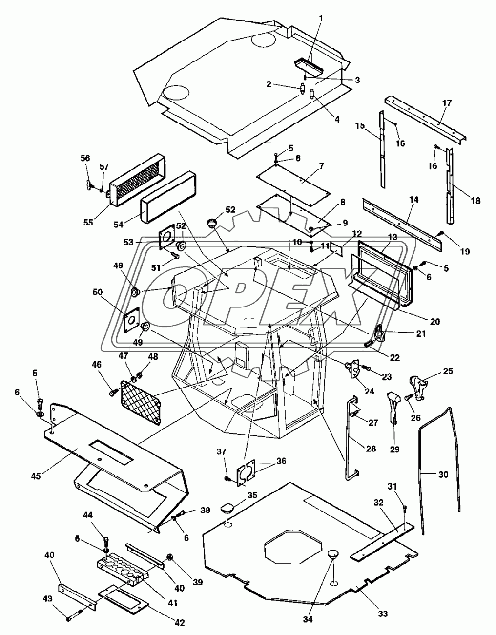 Cab Interior (From 68X20852)