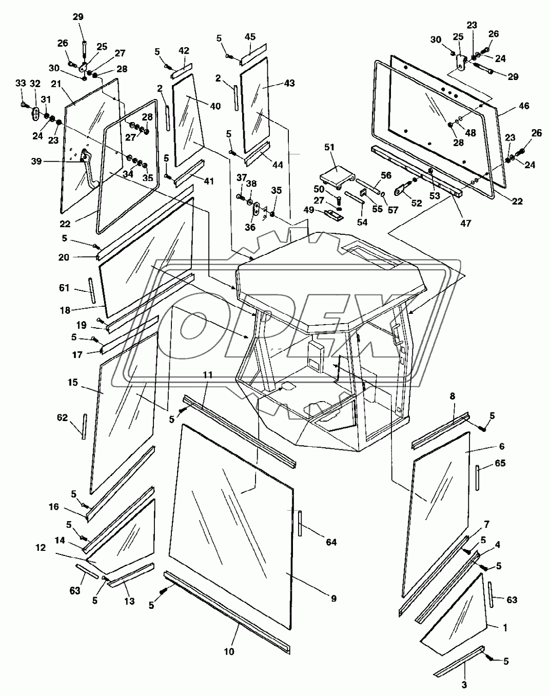 Cab Screens (From 68X20852)