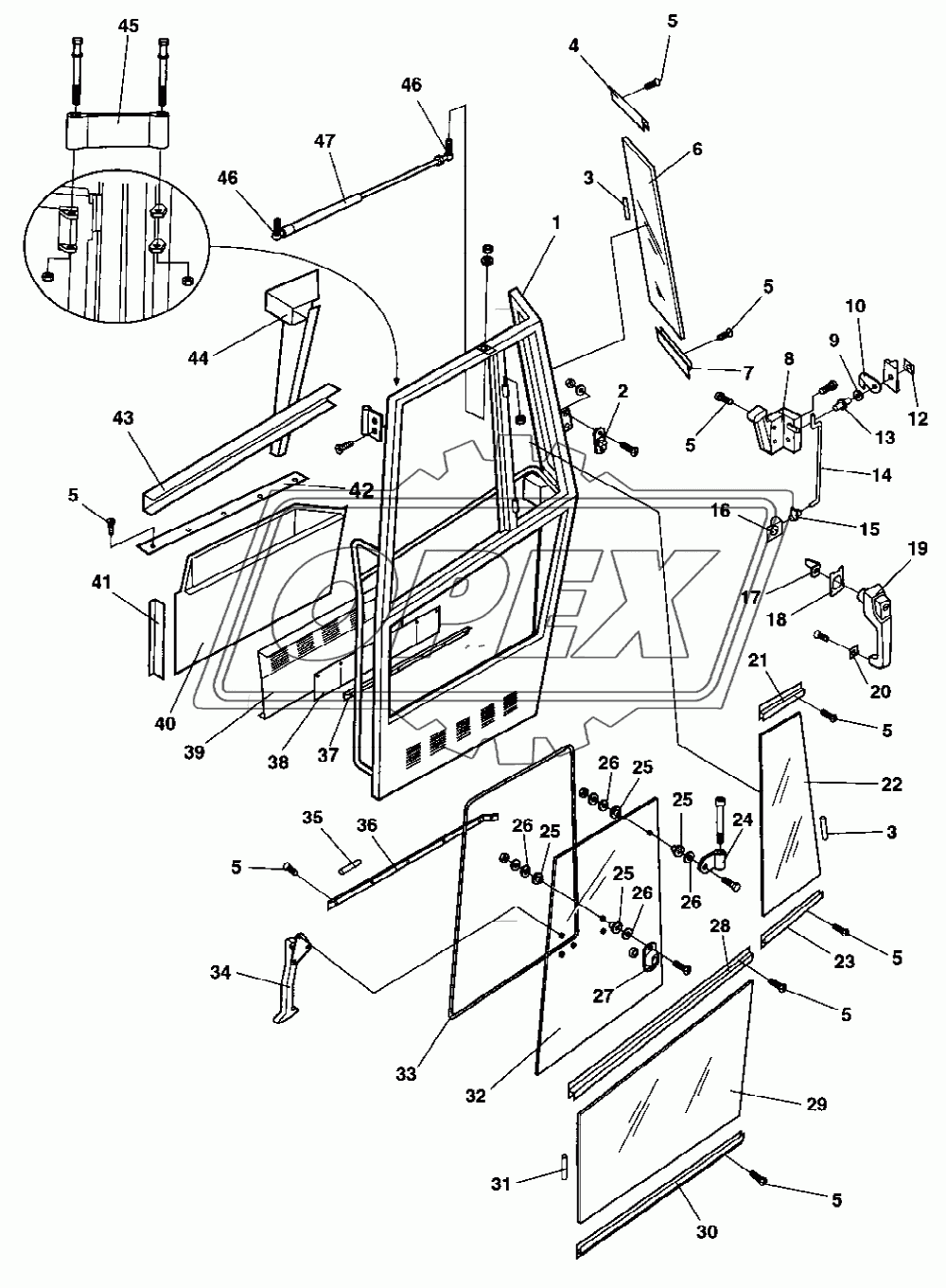 Cab Door (From 68X20852)