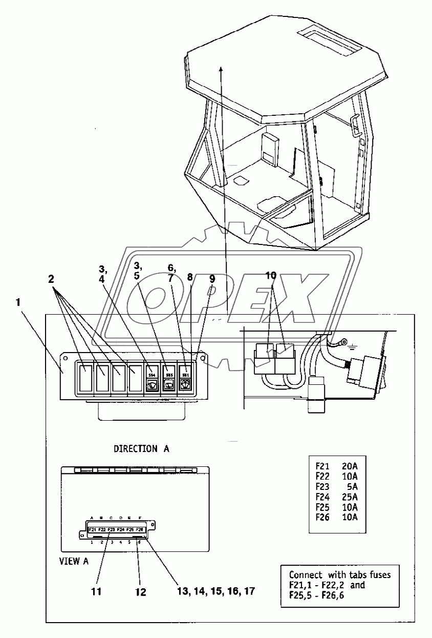 Cab Electric (From 68X20852)